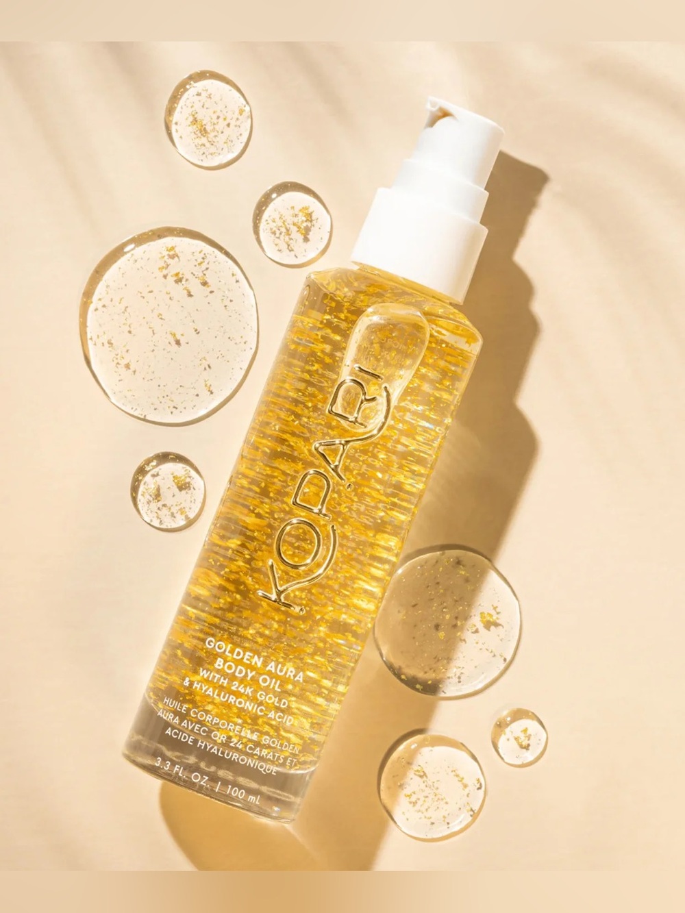 ✨ KOPARI Golden Aura Body Oil w/ 24K Gold + Hyaluronic Acid | NEW IN BOX ✨ - Picture 2 of 11